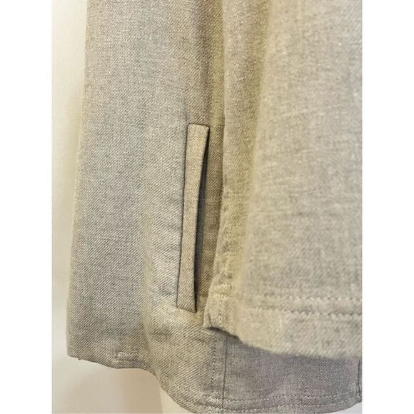 Casey Casey Cashmere Virgin Wool Beige Nehru collar Button Front Jacket M - Picture 5 of 9